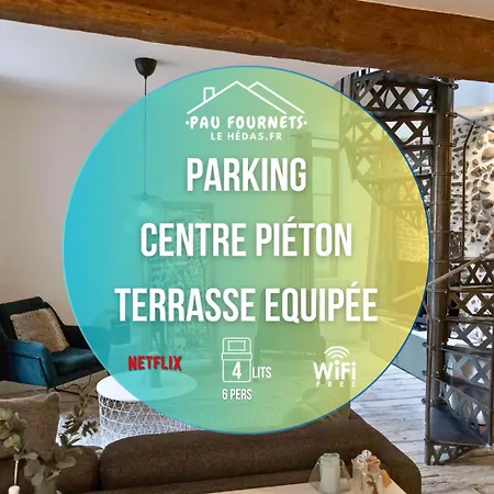 Maison Dans Le Centre Historique Pour 6 Personnes Avec Terrasse Et Parking Pau Exterior foto