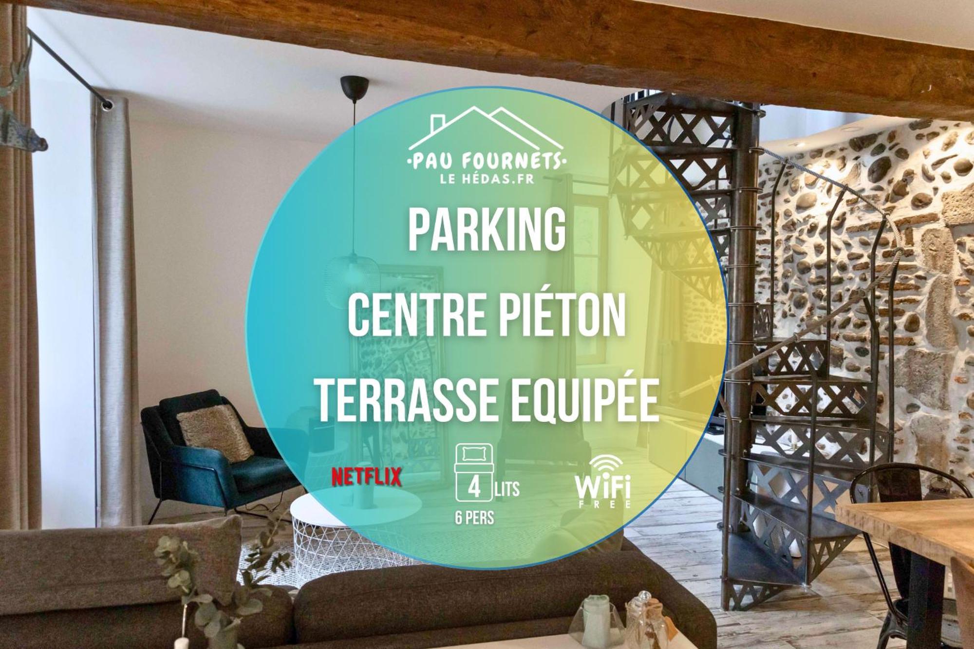 Villa Maison Dans Le Centre Historique Pour 6 Personnes Avec Terrasse Et Parking Pau
